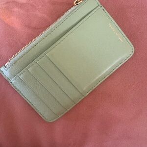 MANSUR GAVRIEL Sage Green Cardholder Wallet